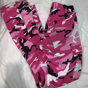 Pink camp pants